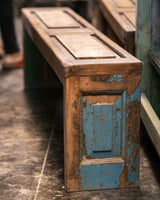 Teak Wood Panel Bench by Studio Vastu