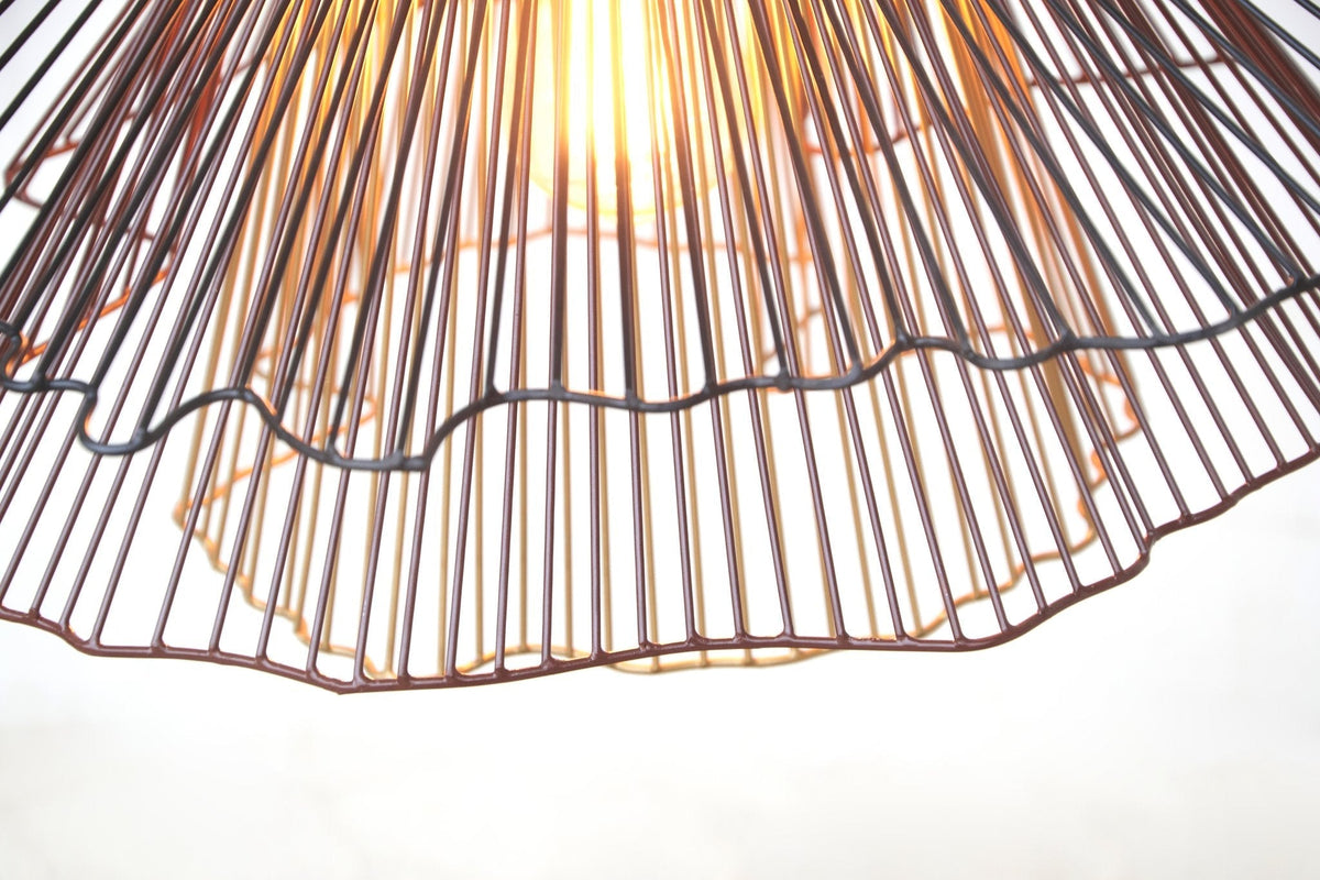 Tiered Wire Spoke Pendant Light by Studio Vastu