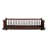 Turned Teak Spindle Jhula Swing by Studio Vastu