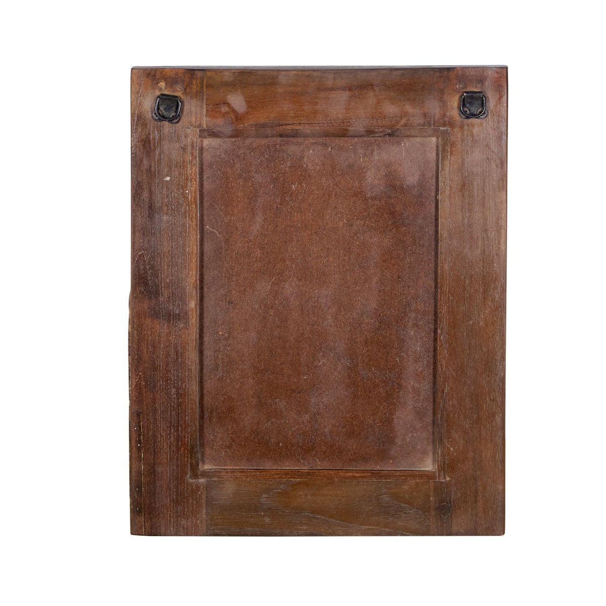 Wood Textile Block Patchwork Mirror by Studio Vastu